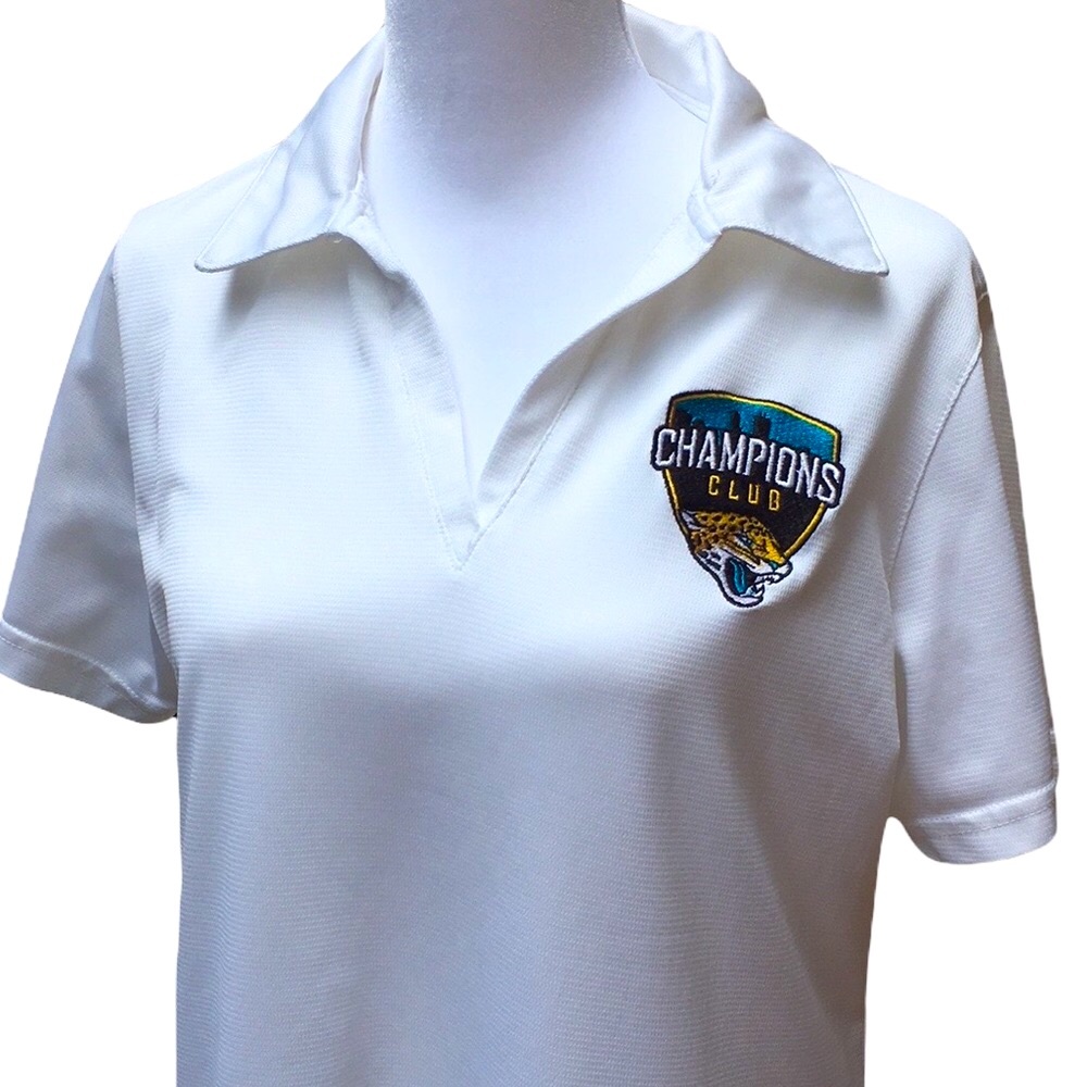 Jacksonville Jaguars Collared V-Neck Top